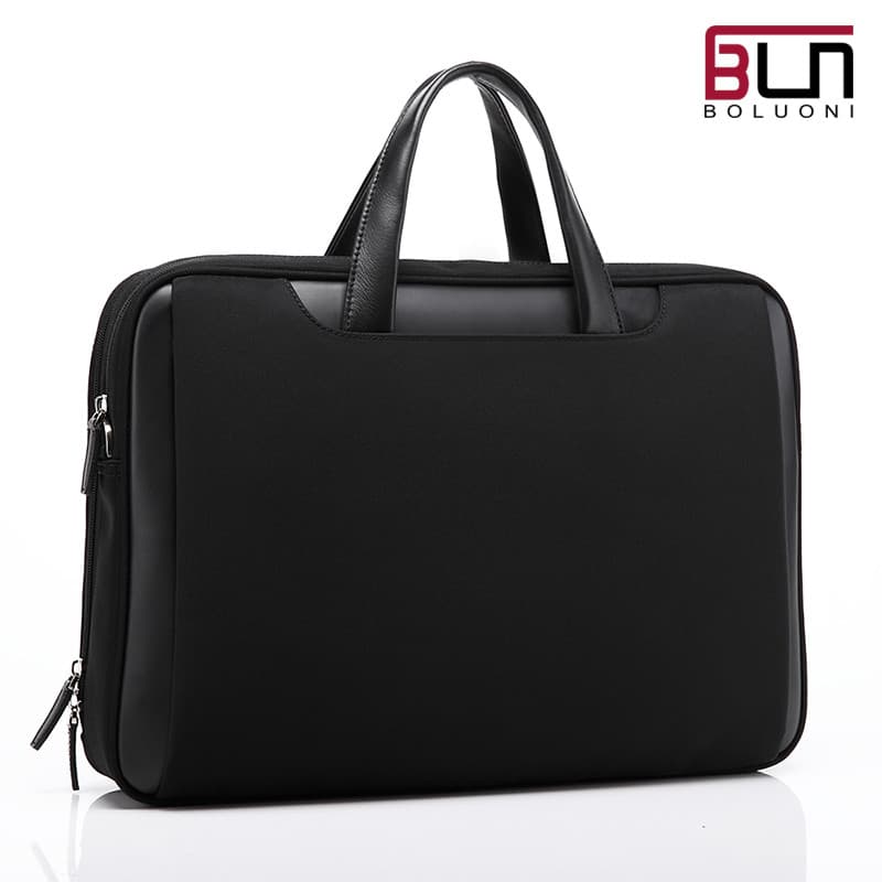 Borrownie bolsa masculina de alta qualidade, bolsa de pano Oxford, bolsa de ombro de lona de Nylon, maleta de negócios t