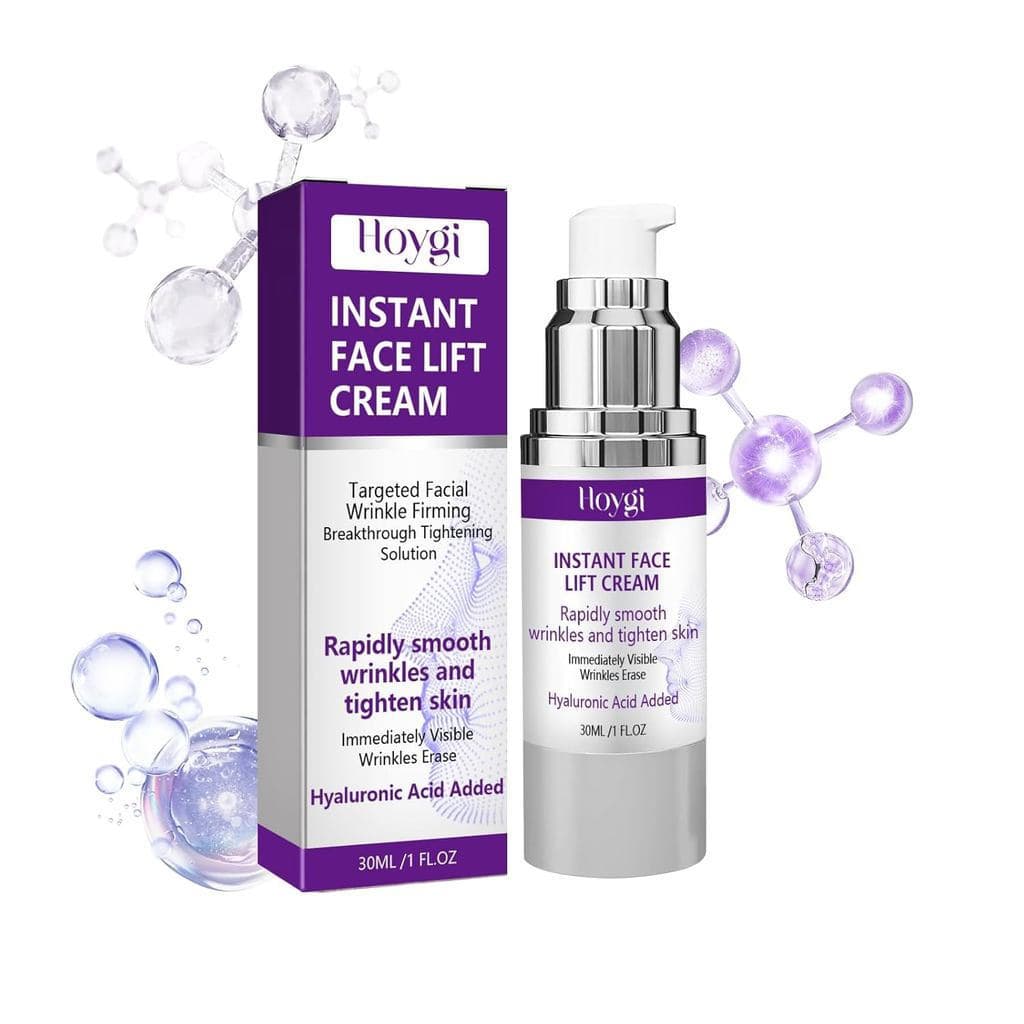 Creme Lifting Facial Instantâneo AMALIA, Tratamento Antirrugas e Firmador com Ácido Hialurônico, 30ml/1 fl oz RGMO