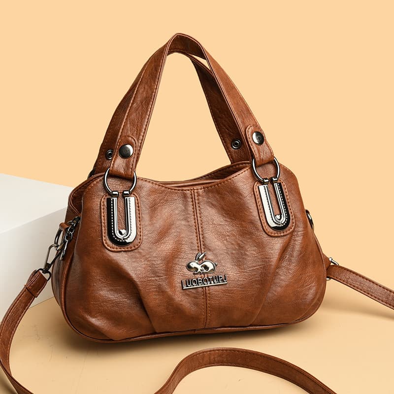 Grande capacidade novo estilo senhoras bolsa passeio High-End feminino Multi-camada de meia-idade