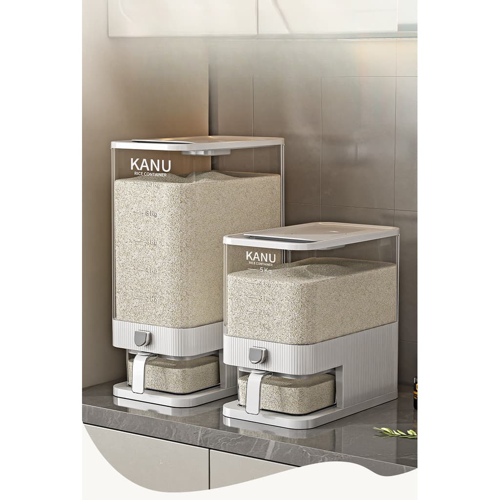 Imprensa de qualidade alimentar balde de arroz à prova de insetos à prova de umidade selado cozinha doméstica tanque de