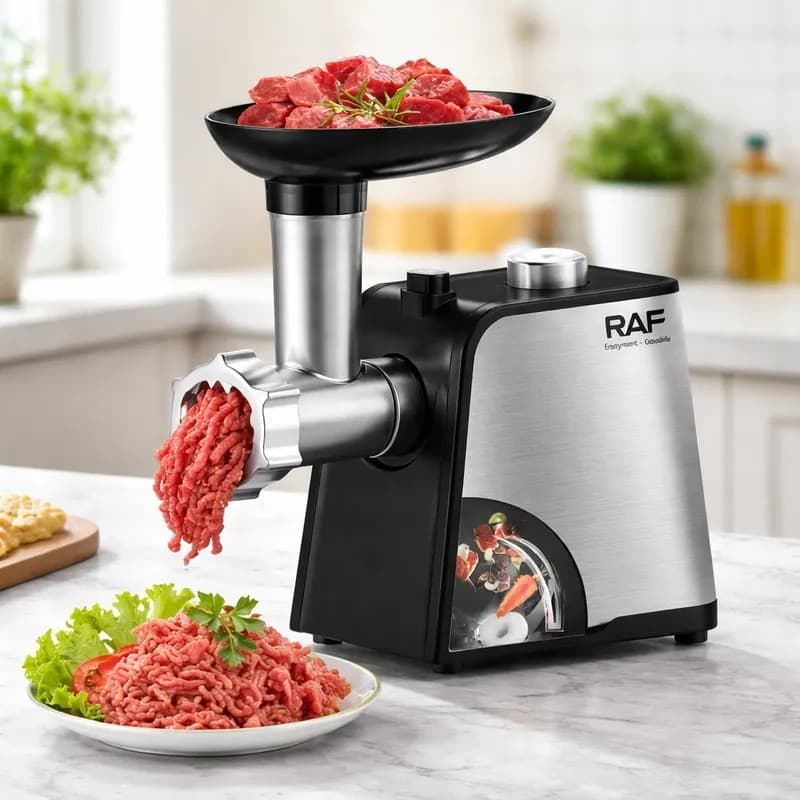 Moedor de Carne Gourmet Elétrico Portátil Raf 2000W 220V