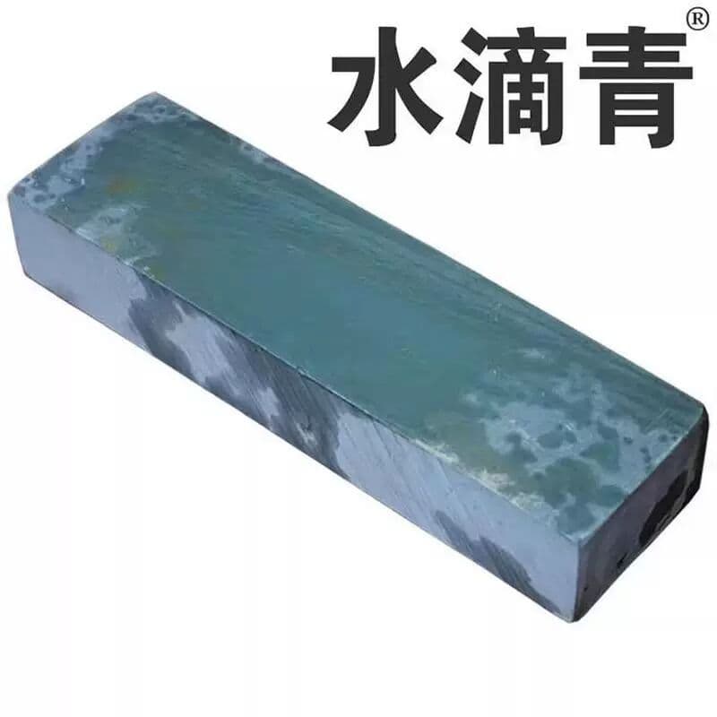 Autêntica gota de água verde Natural faca de cozinha doméstica pedra de afiar moagem fina pedra de amolar tamanho grande