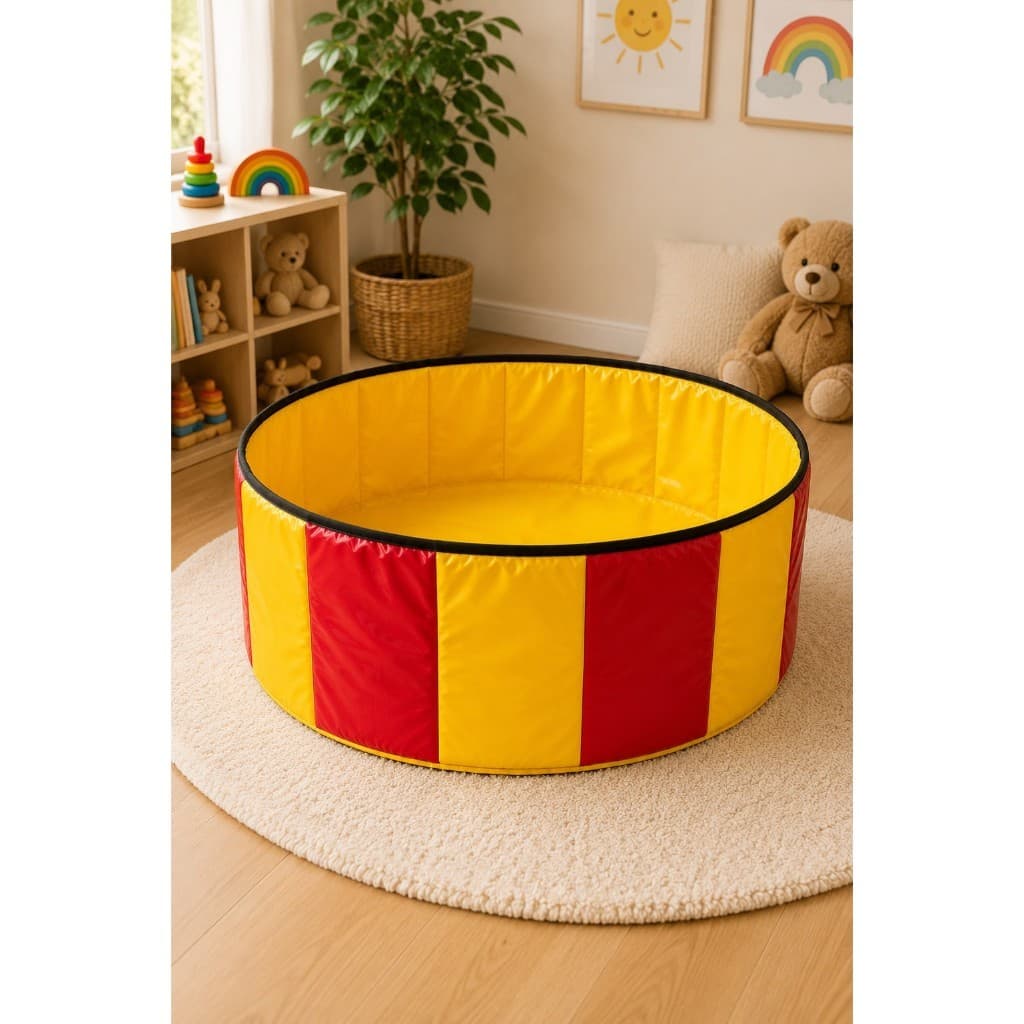 Piscina Infantil Redonda Dobrável para Crianças e Pets | Área de Diversão e Lazer
