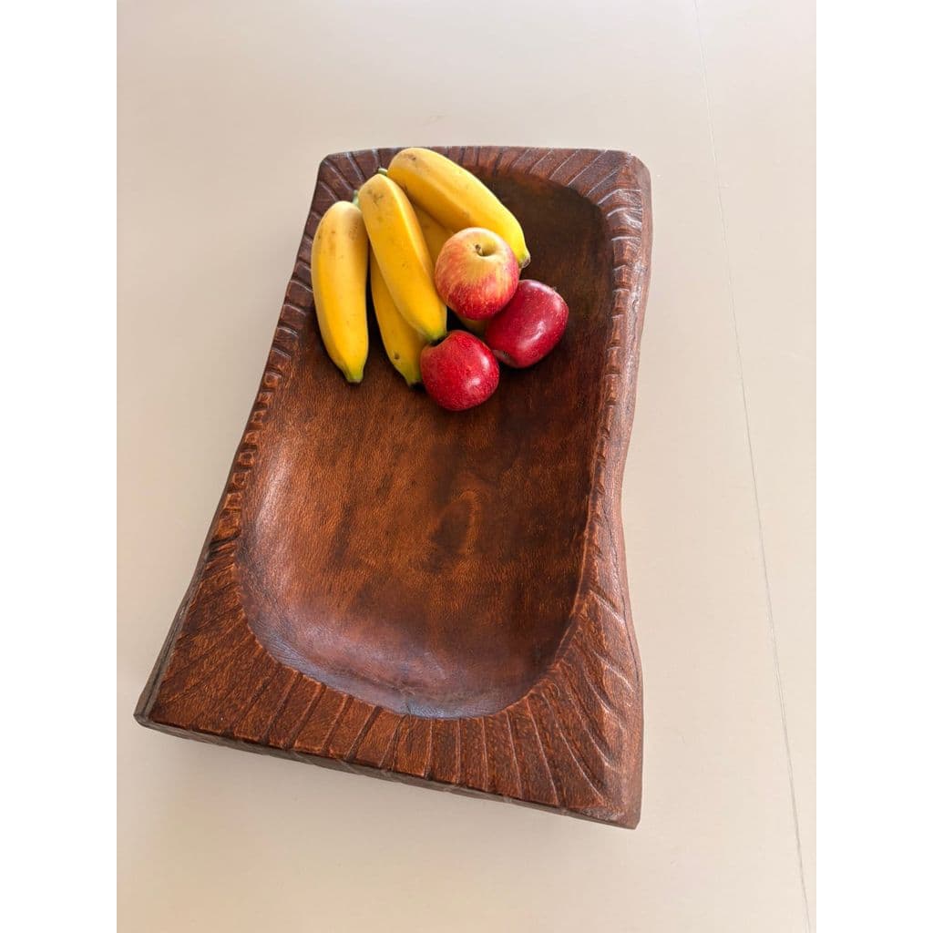 Fruteira Gamela Saladeira Petisqueira Bandeja Madeira