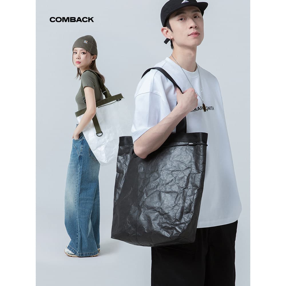 COMBACK Novo produto bolsa de ombro Casual grande capacidade classe Commuter portátil CLEANFIT sacola casal moderno