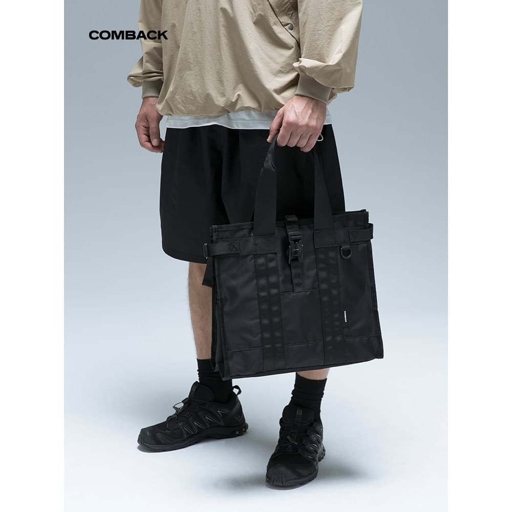 COMBACK Novo Estilo Sacola Grande Capacidade Homens Mulheres Classe Commuter Nacional Trendy FIDLOCK Bolsa com Fivela Ma