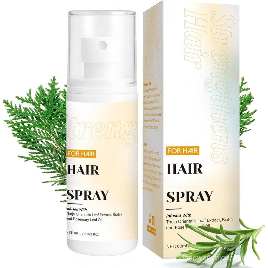 O Spray para Crescimento Capilar Snidy, rico em alecrim, biotina e ginseng, é adequado para problemas de queda e afiname