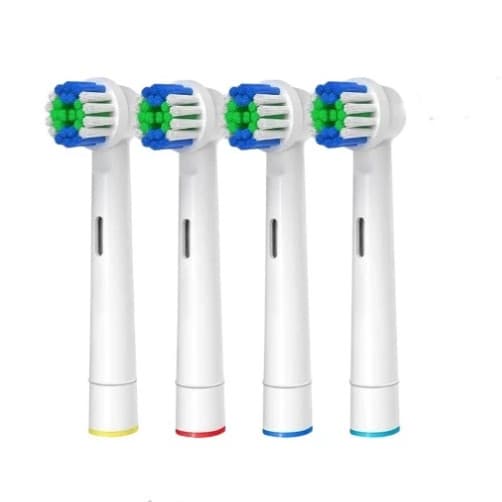 Kit Refil Compatível Escova Elétrica Oral B Braun Cor Branco2,4 ou 8 un ou com capa