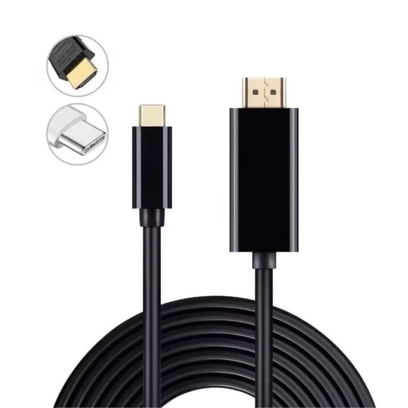 Cabo Tipo C Usb C macho para HDMI Macho