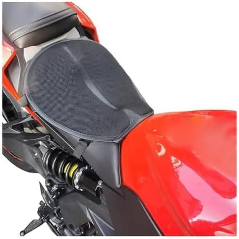 Capa De Assento Da Motocicleta Almofada Tecido De Malha 3D À Prova De Choque Respirável Moto Proteção Solar Dwaterproof
