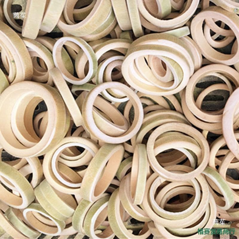Anéis de bambu para decoração, anéis de tubo de bambu, anéis de bambu de vários tamanhos, materiais de artesanato DIY pa