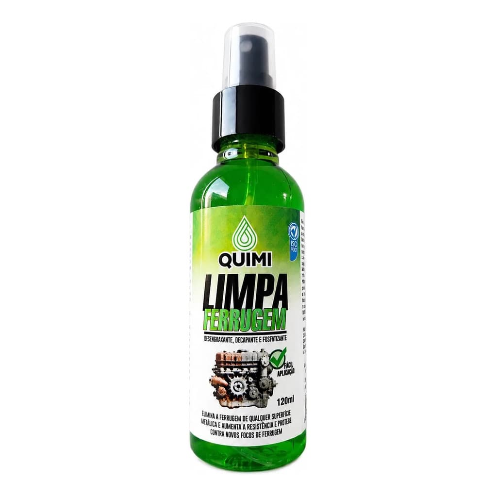 Limpador para Metais Quimi 120ml – Limpeza e Renovação de Superfícies Metálicas
