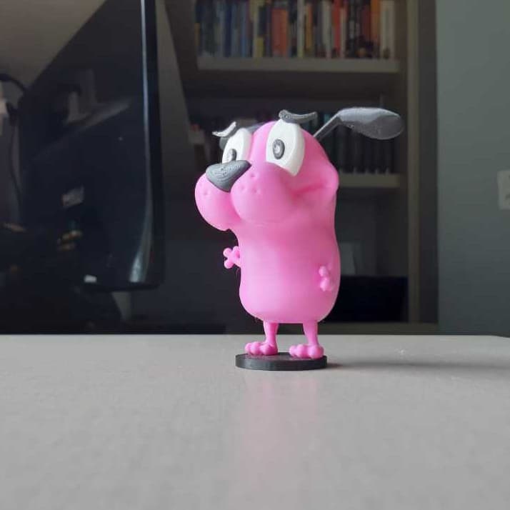 Coragem o Cão Covarde - Impressão 3D