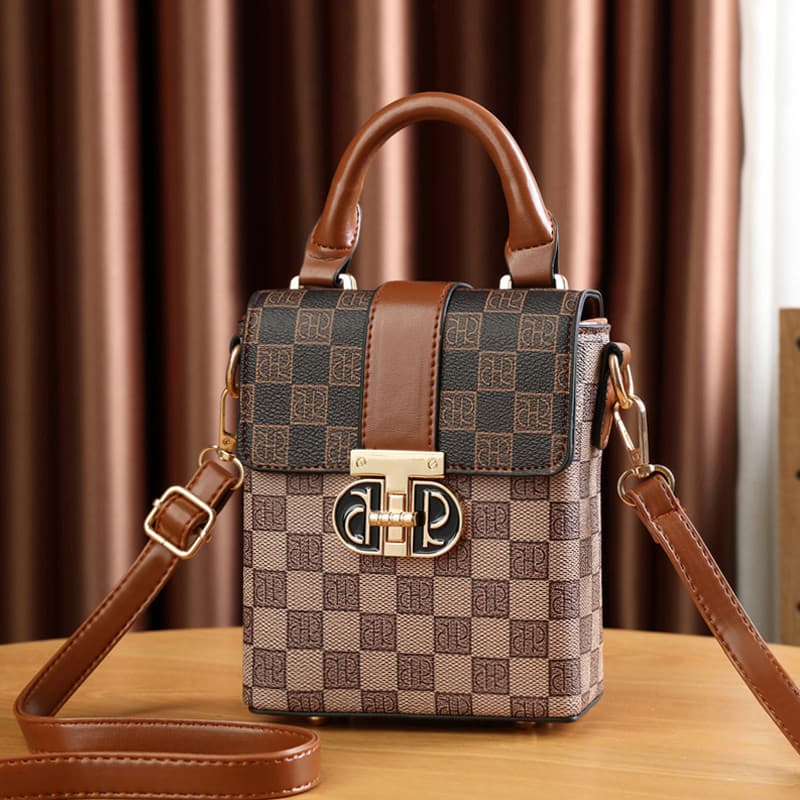 Verão pequeno saco feminino Retro nicho High-End saco do telefone móvel senhoras portátil de um ombro mensageiro Mini pe