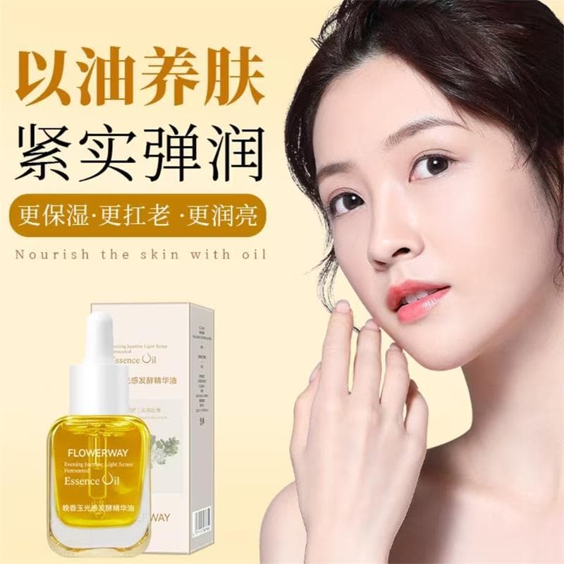 FLOWERWAY Tuberose Fermentação Essência Óleo Rejuvenescedor da Pele com Óleo Nutritivo Pele Elástica Essência Hidratante