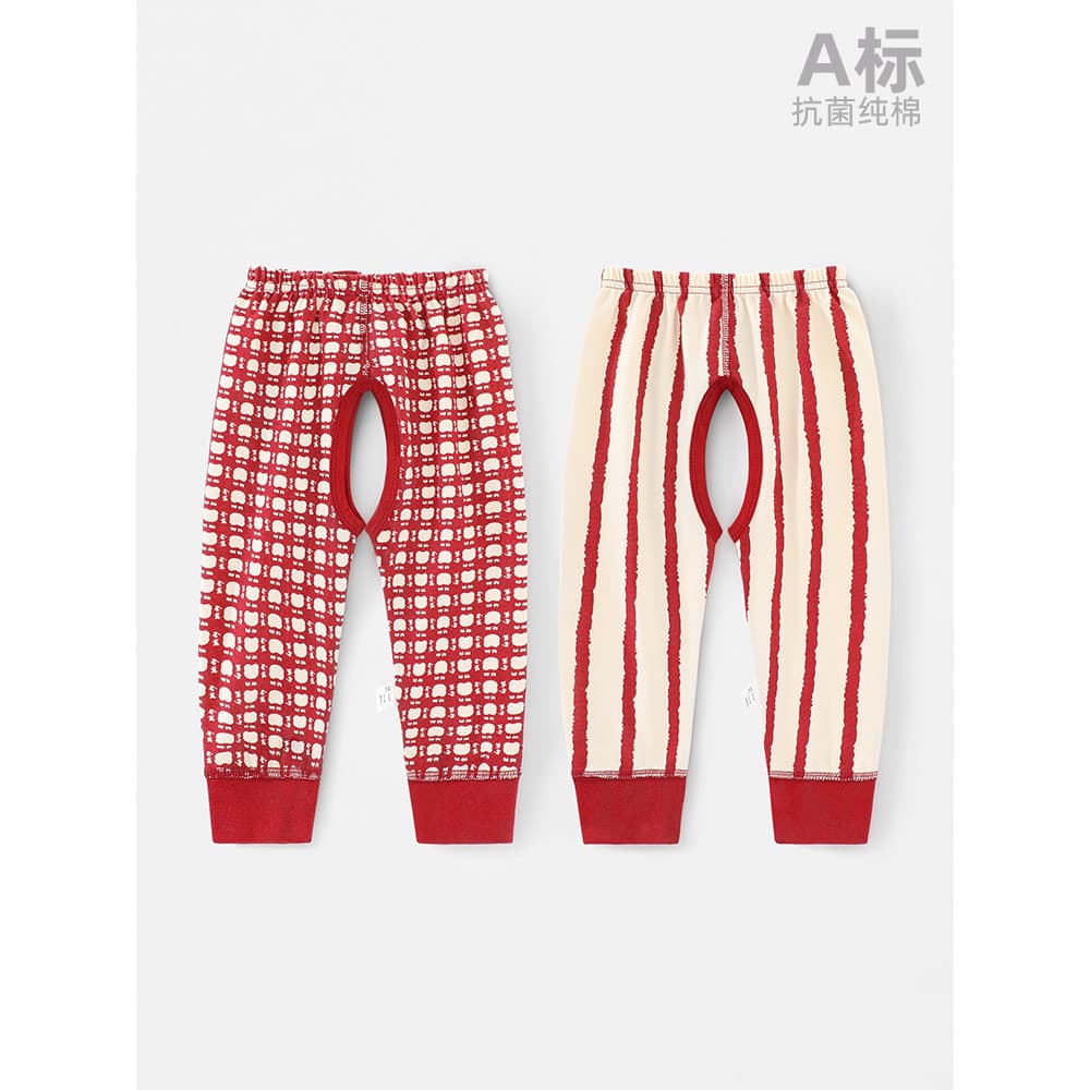 Bebê aberto virilha calças Leggings do bebê primavera outono estilo crianças calças abertas exterior usar algodão puro m