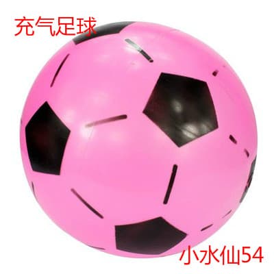 Novo produto PVC inflável brinquedo de futebol bola de couro fornecimento pode ser usado como presente bola de raquete g