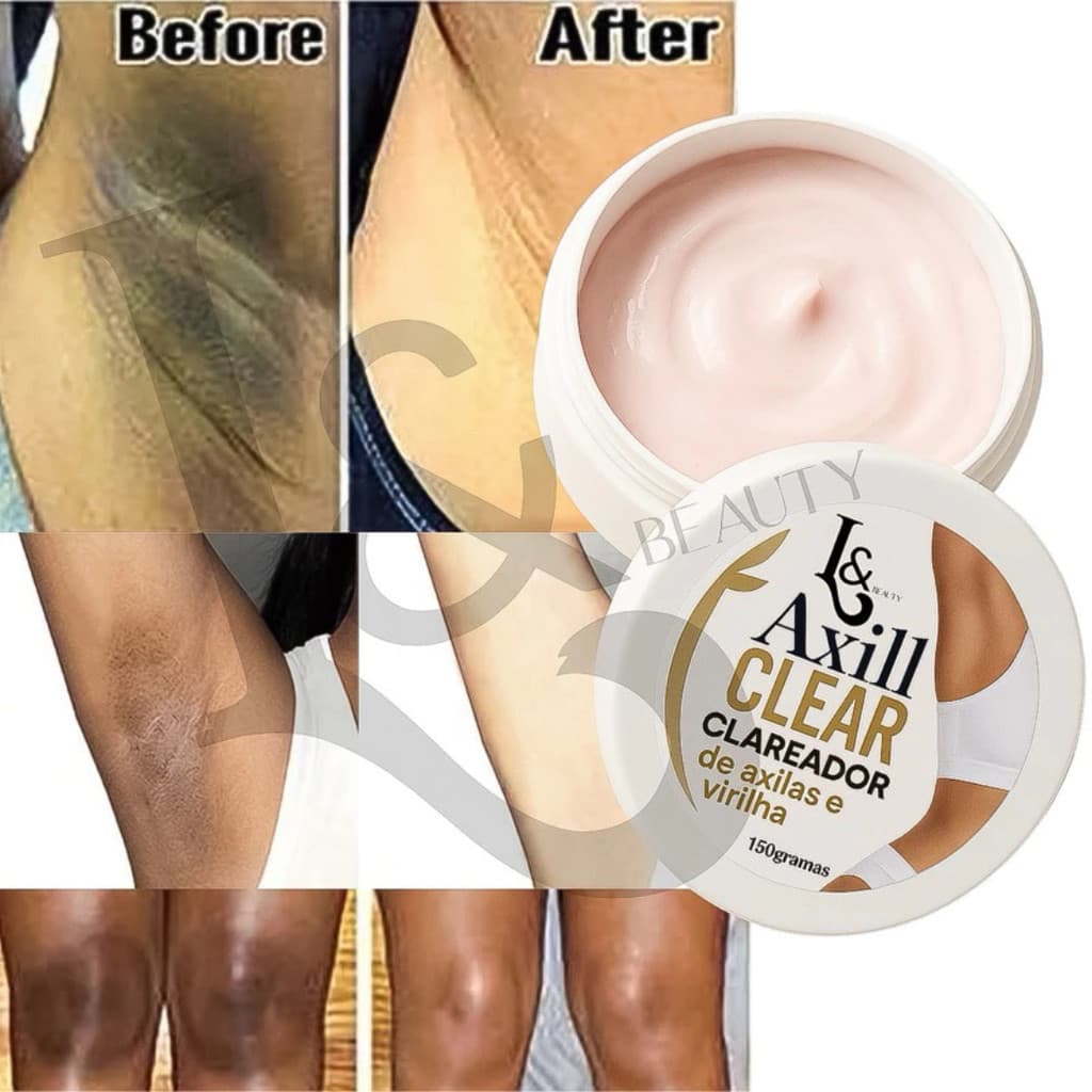 Creme Clareador De manchas Virilha E Axila 150gr  - L&BEAUTY
