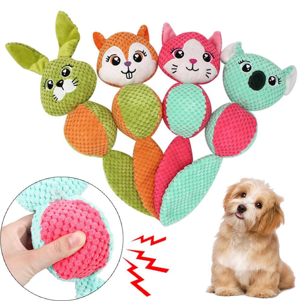 Animais Bonitos Cão De Pelúcia Engraçado Brinquedos Estridentes Pequenos Cães Médios Molar Interativo Soando Brinquedo D