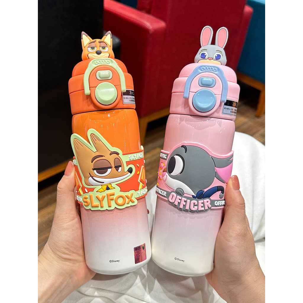 Judy Nick influenciador novo estilo copo térmico crianças estudantes dedicado de alto valor portátil duplo beber copo de