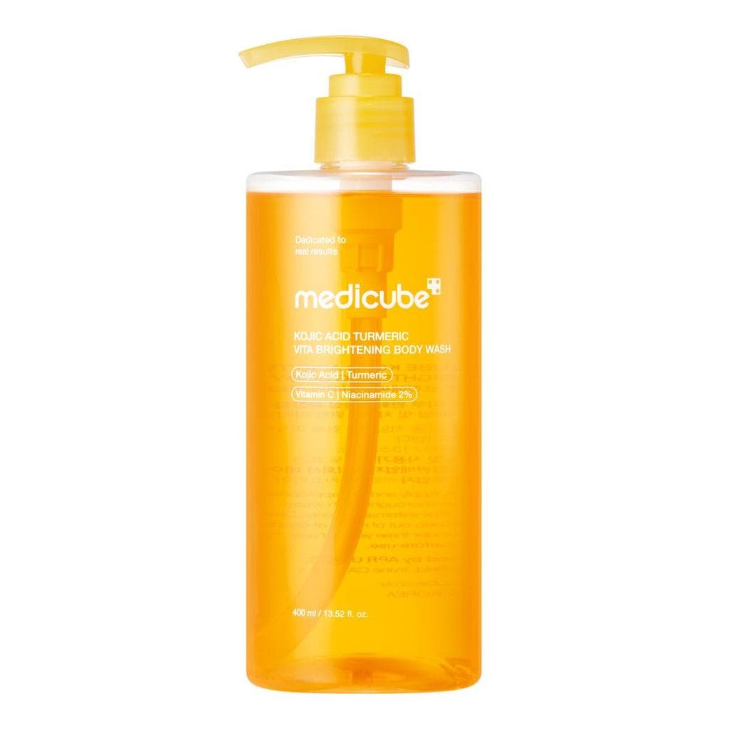 [NOVO][medicube]Gel de Banho Iluminador Corporal com Ácido Kójico, Cúrcuma e Vitamina | Para áreas problemáticas, irregu