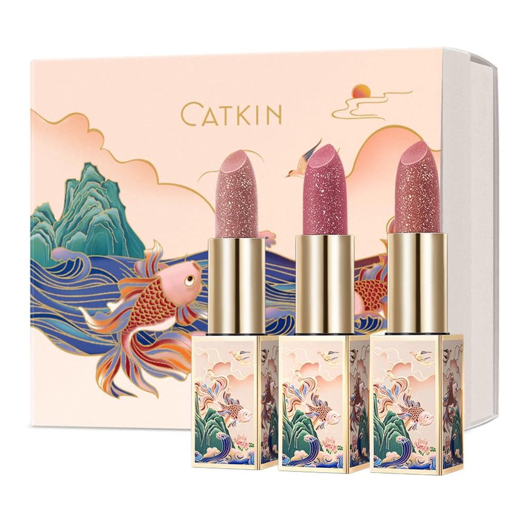 Bálsamo Labial CAIN que Muda de Cor, Ultra-Hidratante, Cuidado Labial com Vitamina E, Nutritivo, Adequado para Lábios Se