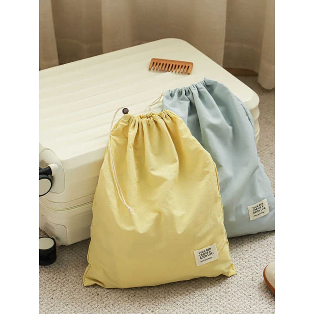 Saco de armazenamento de viagem com cordão roupas grande saco arrumado suprimentos digitais artigos diversos Sub-embalag