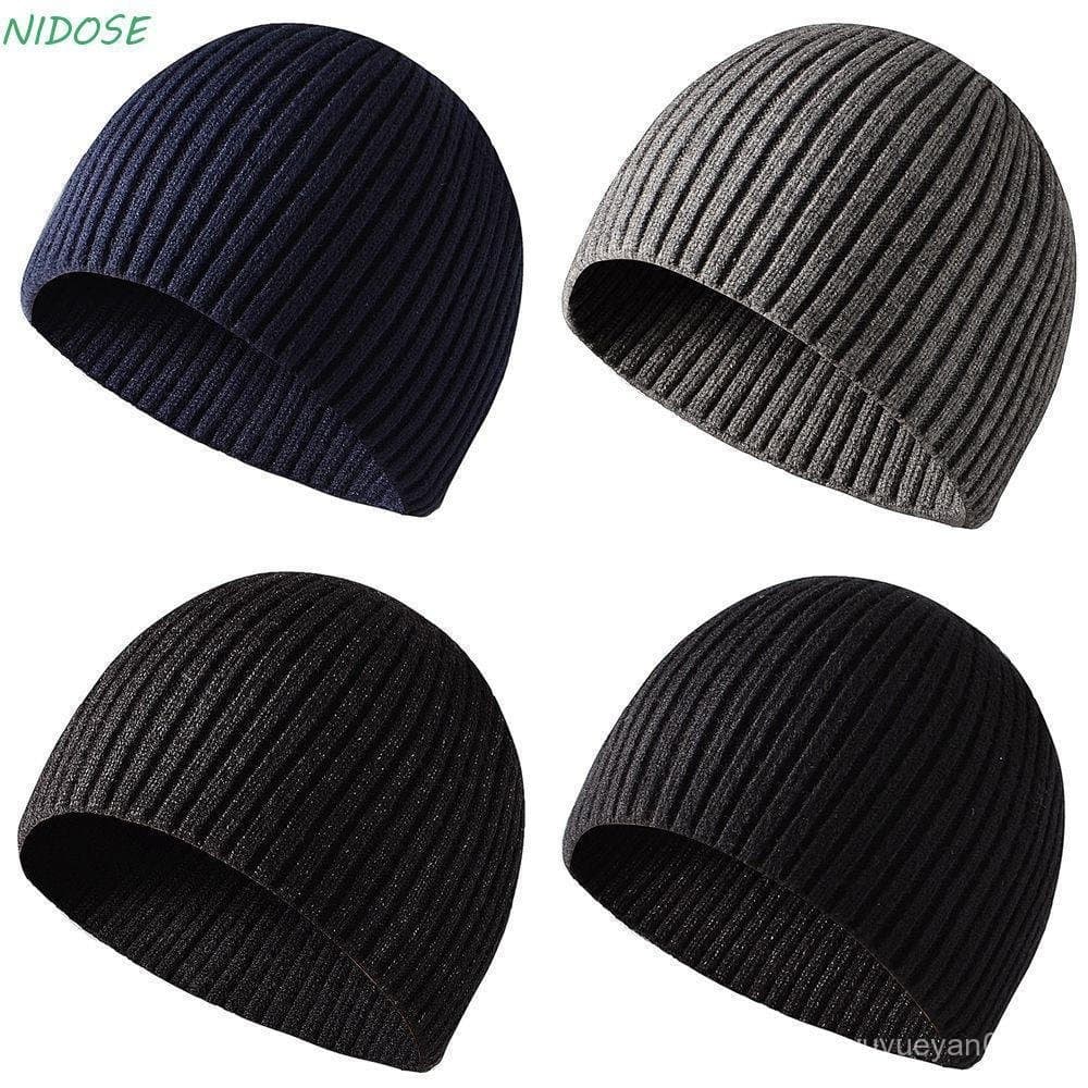Gorros De Malha NIDOSE Femininos/Masculinos 9 Estilos Casuais