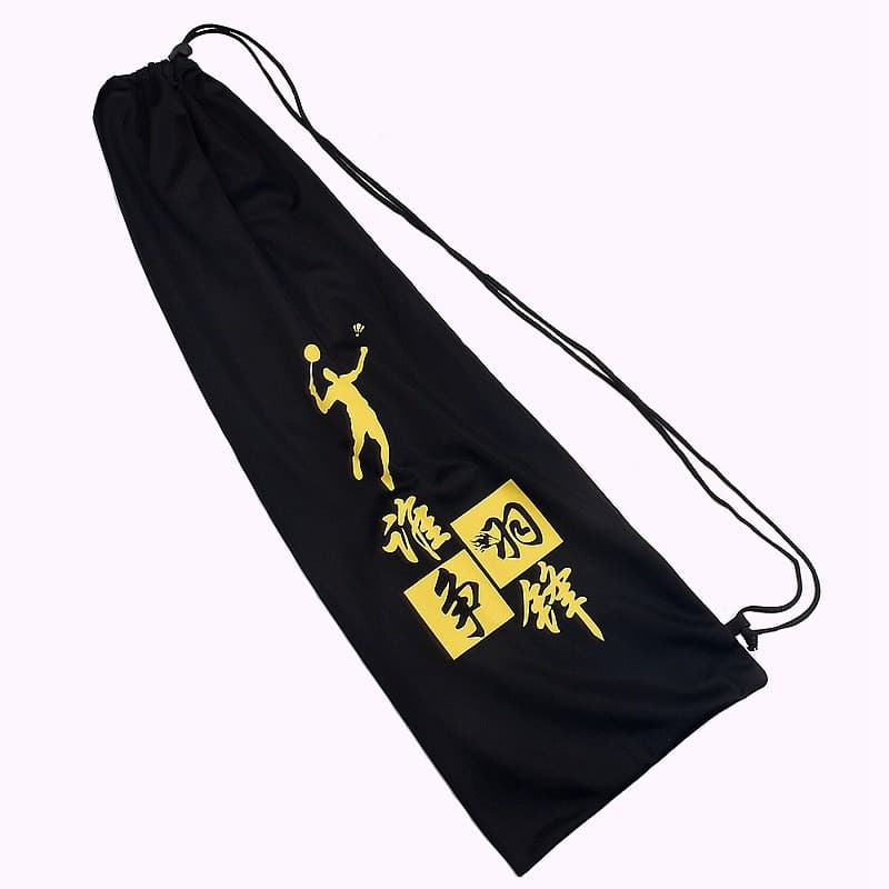 Raquete de Badminton saco de flanela preto engrossado flanela capa pano raquete capa protetora cordão psiquiatra saco pr