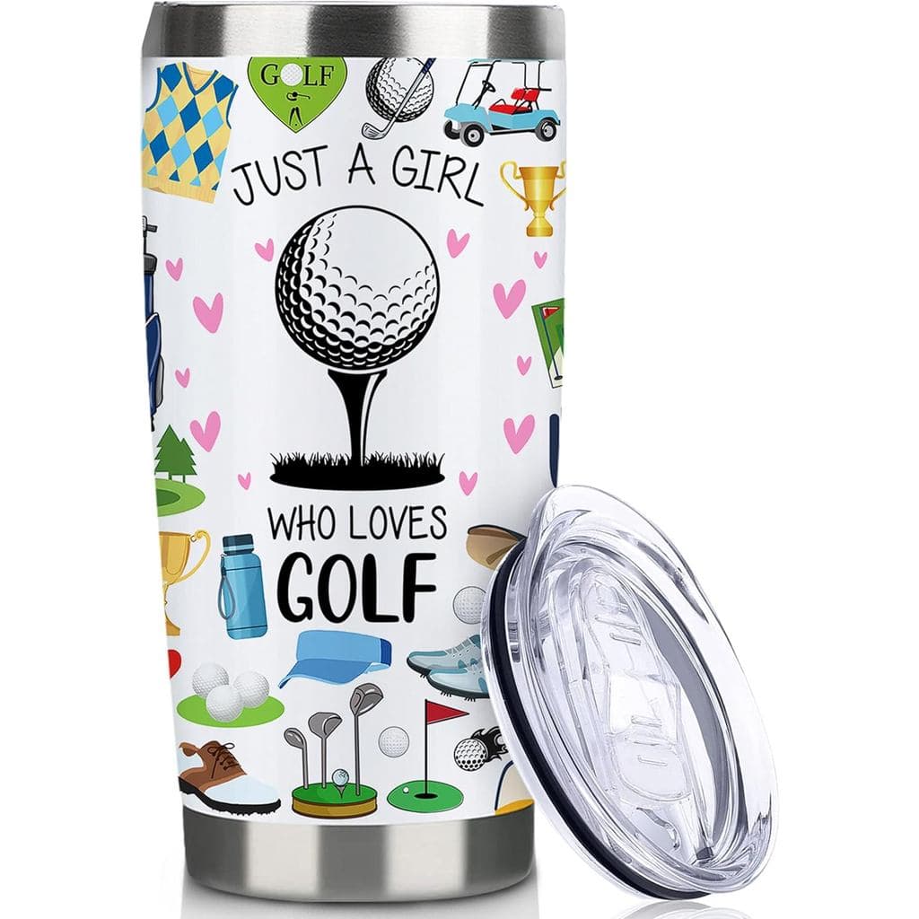 20 oz Stainless Steel Tumbler for Golf Lovers on Birthday or Christmas