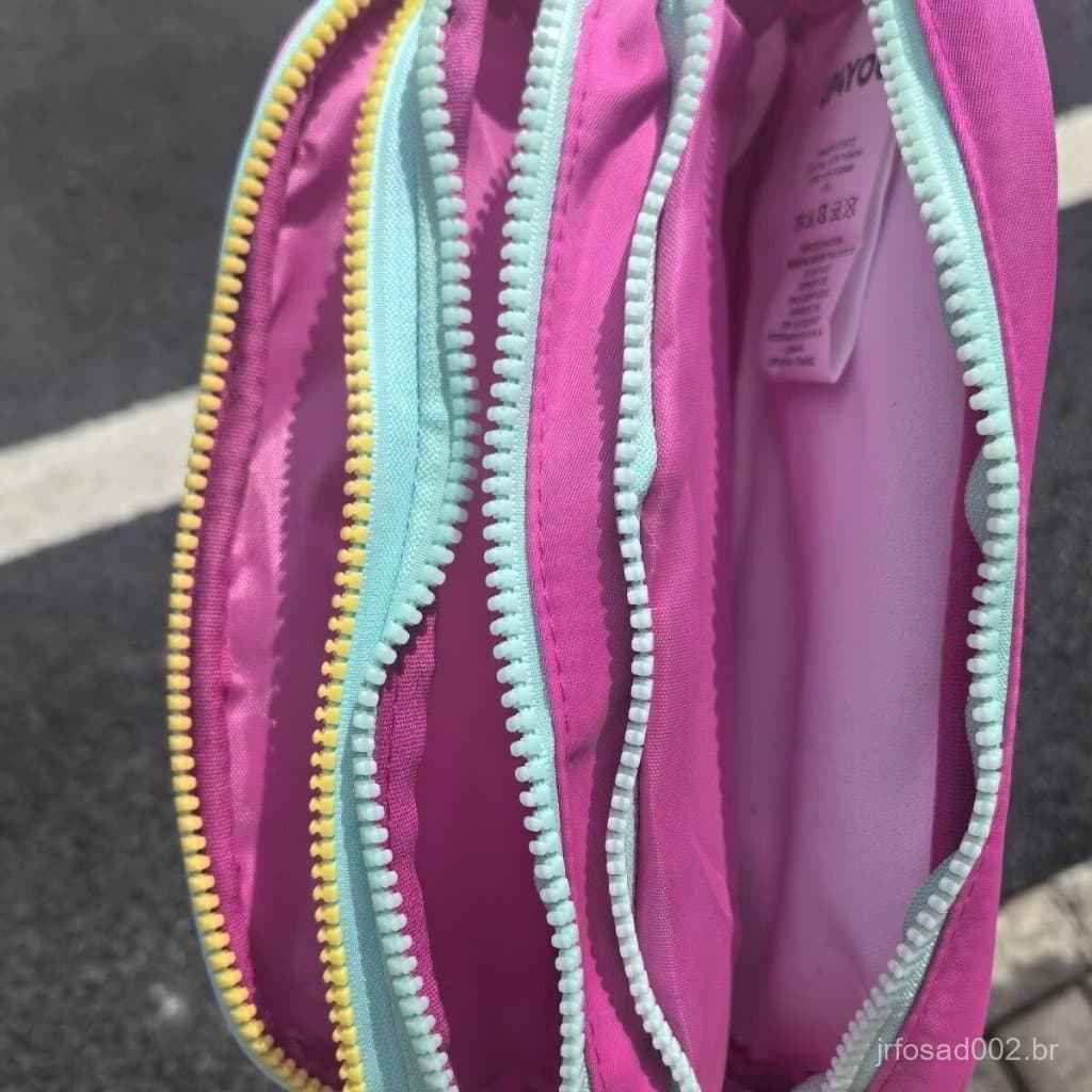 Estojo de lápis de três camadas Estojo de papelaria de grande capacidade de alto valor