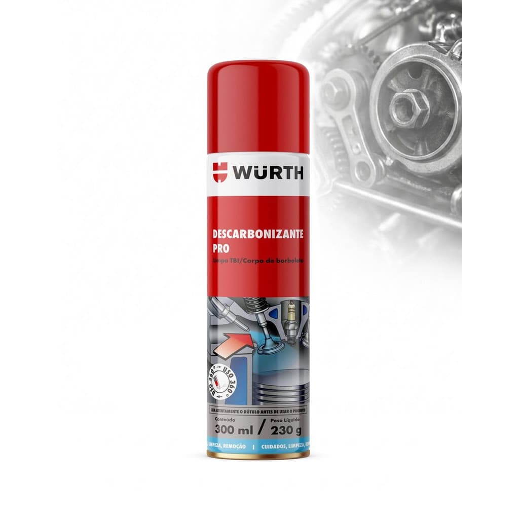 Descarbonizante PRO Limpa TBI Corpo Borboleta 300ml - Wurth