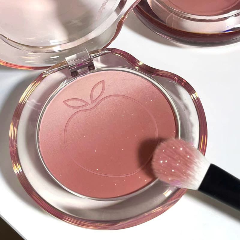 Ébano rosa gradiente Blush genuíno fosco Nude maquiagem Natural de longa duração fixação maquiagem ameixa vermelho sol v