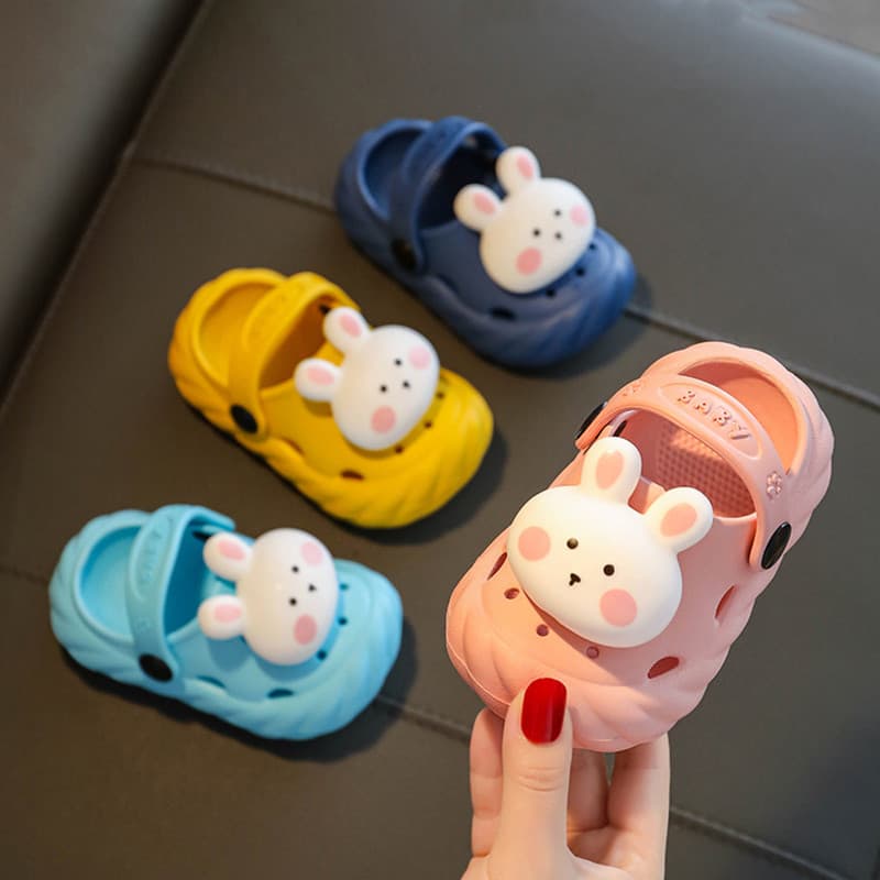 Crianças buraco sapatos verão menina bonito princesa interior pai-filho antiderrapante feminino sandálias da menina do b