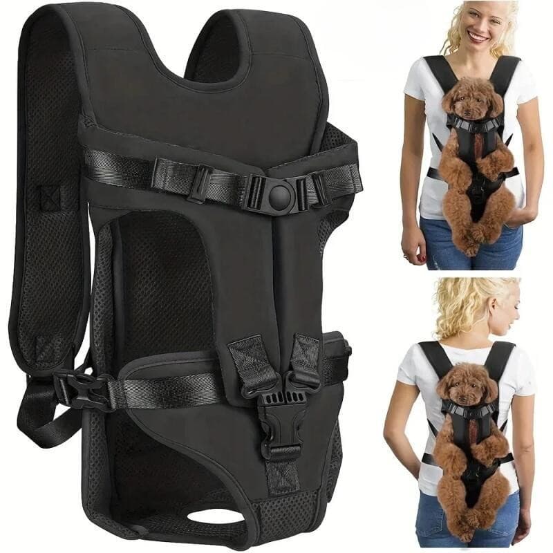 Mochila Transportadora Para Animais De Estimação , Cães E Gatos , Esponja Espessada , Frontal Transportar , Portátil , T