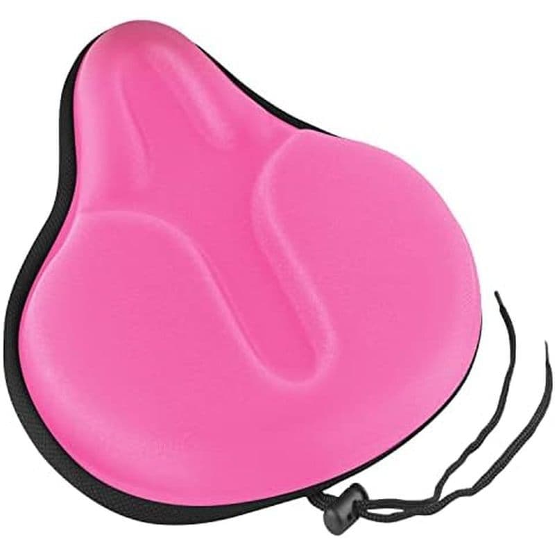 MSDADA Capa Grande De Assento De Bicicleta Em Gel , Almofada Extra Macia Para Homens E Mulheres , Confortável Larga , Ad