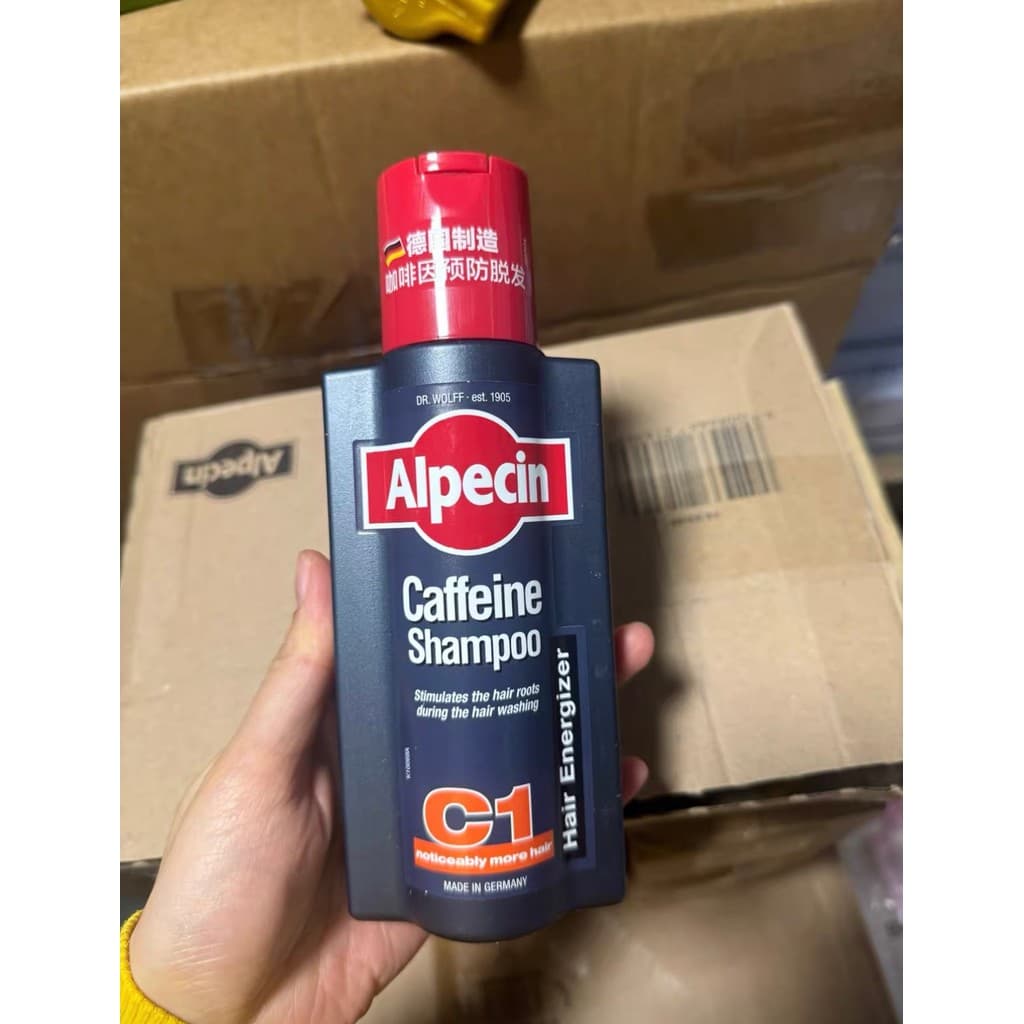 Alemanha Alpecin Alpecin Shampoo C1 Anti-derramamento Cafeína Controle de Óleo Shampoo Anticaspa Fofo 28 Anos