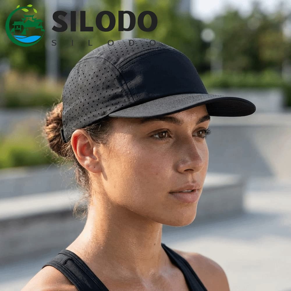 Boné De Beisebol SILODO , Corrida Macio De Secagem Rápida Esportivo Com Proteção UV Ajustável De 5 Painéis Para