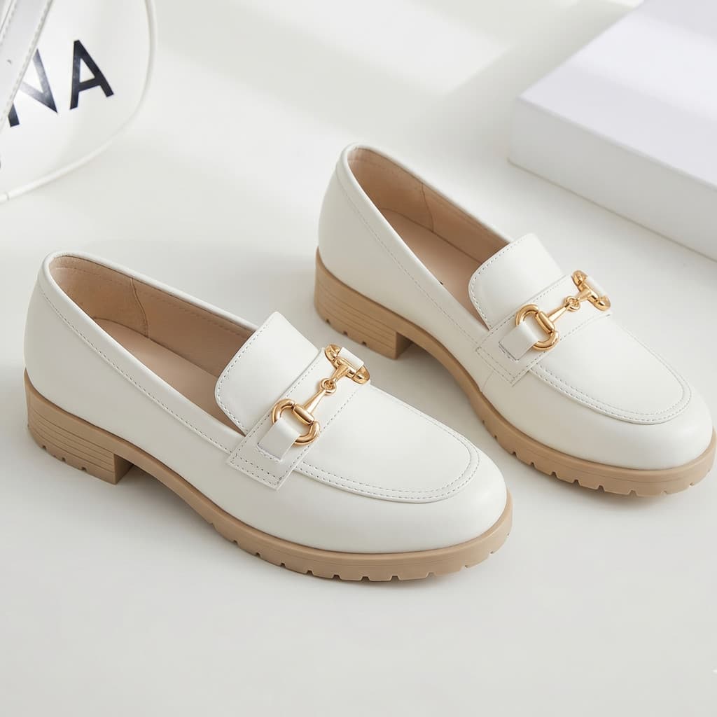 Mocassim Feminino Clássico Bico Quadrado Para Trabalho e Dia a Dia - Direto da Fábrica