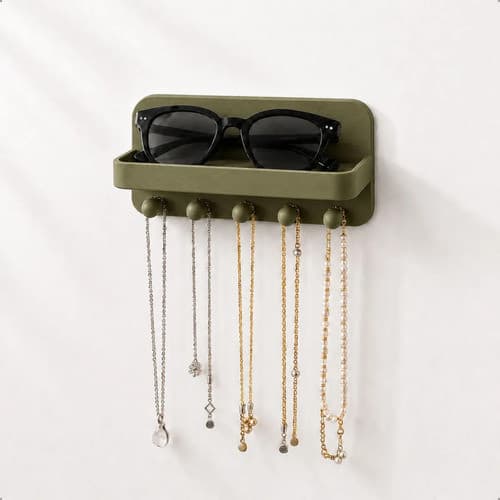Kit 2 Organizador De Parede Colar Pulseira Aneis Com Fita dupla face
