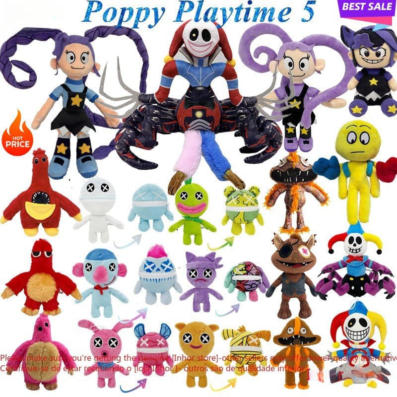Poppy Playtime Capítulo Plushie Protótipo Lírio Super Macio Brinquedo De Pelúcia Boneca Bonito Para Meninas Menin