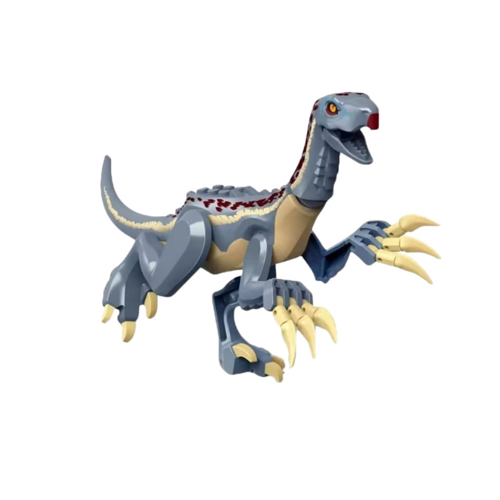 Grande brinquedo de blocos de montar de dinossauro de 28 cm