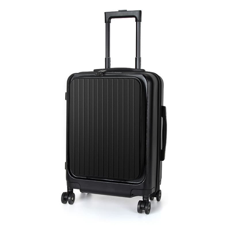SUISSEWIN Abertura Frontal Bagagem Masculino Trolley Case Feminino Universal Roda Mala Abertura Frontal Capa Estojo de E