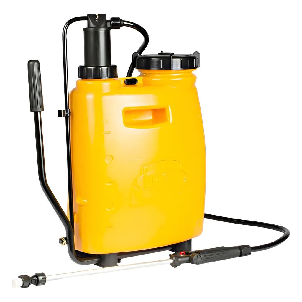 Pulverizador Costal Manual Com Alavanca 10l Guarany Cor Amarelo