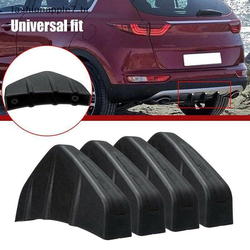 FASHI Universal Carro Amortecedor Traseiro Lip Difusor Barbatana De Tubarão 3 Asa Spoiler Ba Bumpe