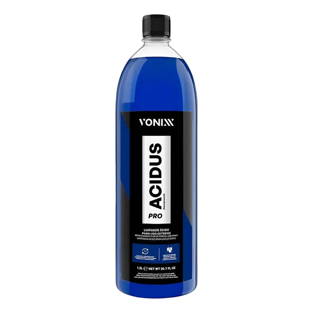 Limpador Automotivo Acido Vonixx Acidus Pro Azul Alta Performance 1.5l