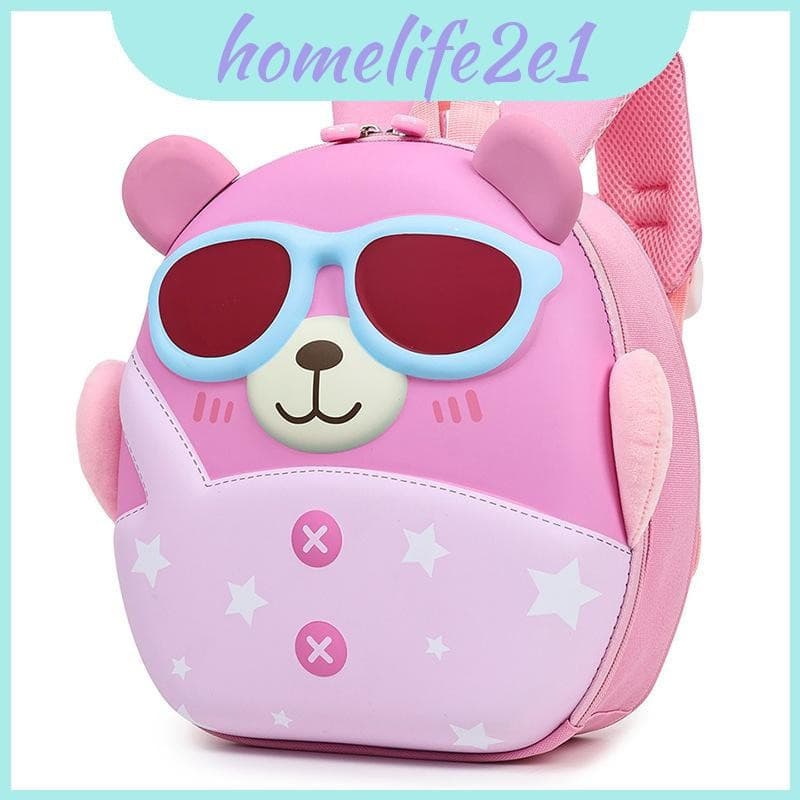 Mochila Infantil De Urso De Desenho Animado Com Material Oxford E Ombro Ergonômico Para Crianças Alças