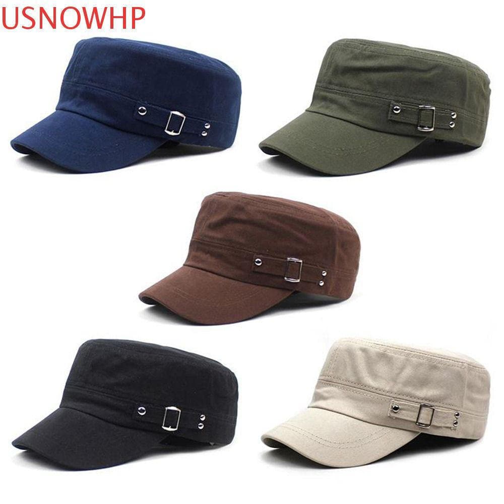 USNOWHP Boné Masculino De Pesca , Simples , Cor Pura , Viseira , Pontiagudo , Coreano , Feminino