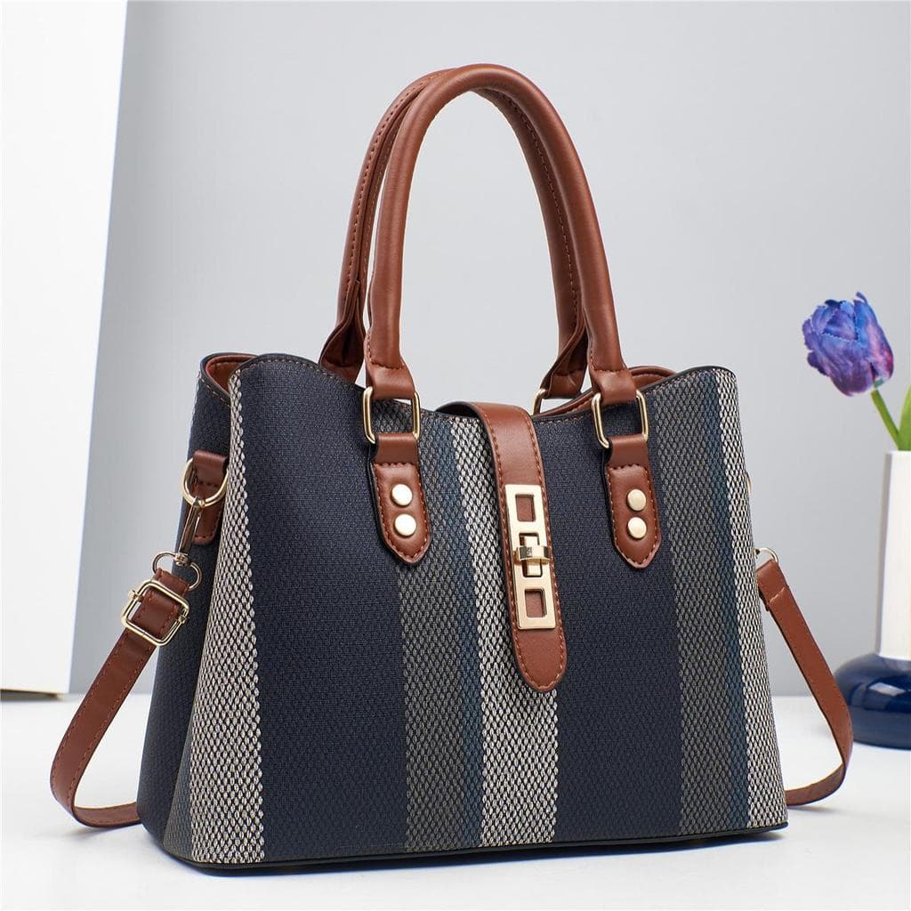 Bolsa feminina 2025 novo estilo moda cor combinando bolsa europeia americana grande capacidade simples Casual bolsa mens