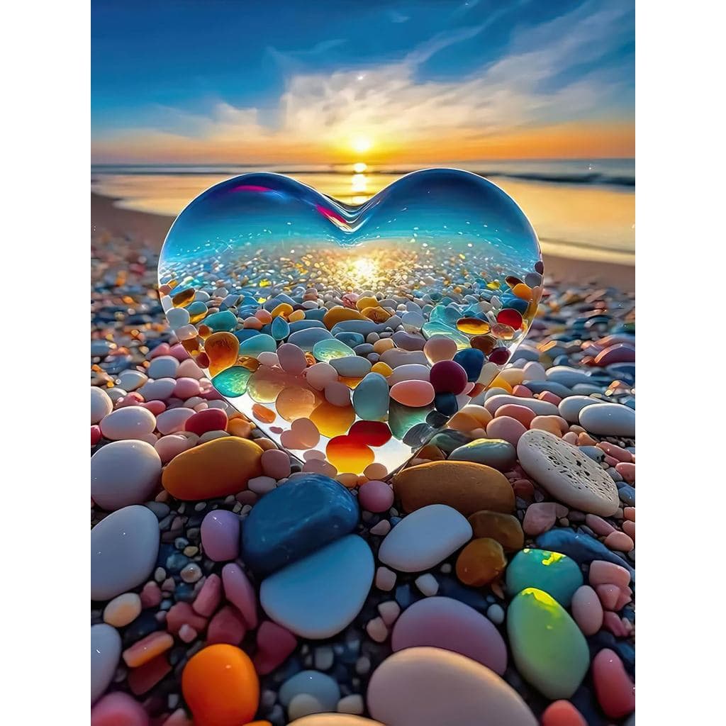 Quebra-cabeça para Adultos, 1000 Peças, Quebra-cabeça Love Pebble Beach, Dificuldade Impossível, Quebra-cabeça para Adul